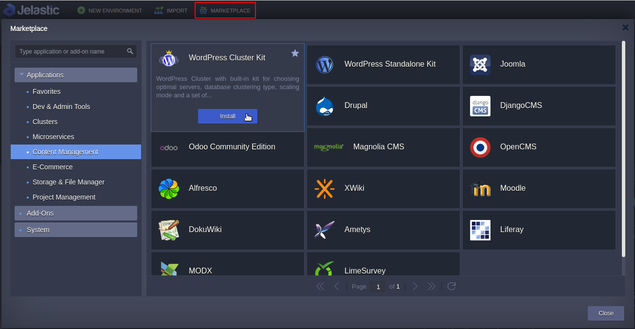wordpress hosting marketplace